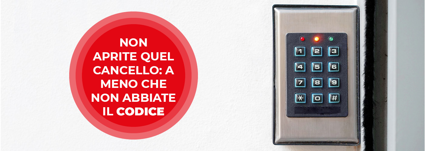 tastierino per la sicurezza aziendale